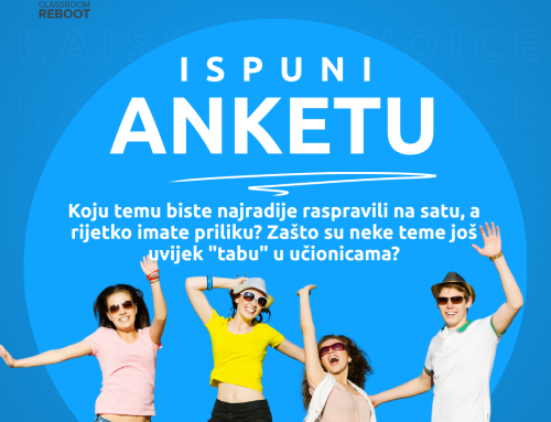 Poziv na sudjelovanje: Koju temu biste najradije raspravili na satu, a rijetko imate priliku?