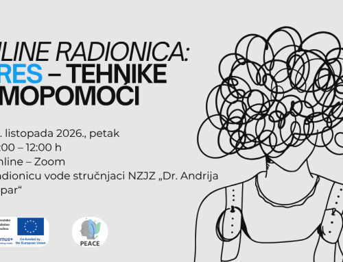 ONLINE RADIONICA: STRES – TEHNIKE SAMOPOMOĆI
