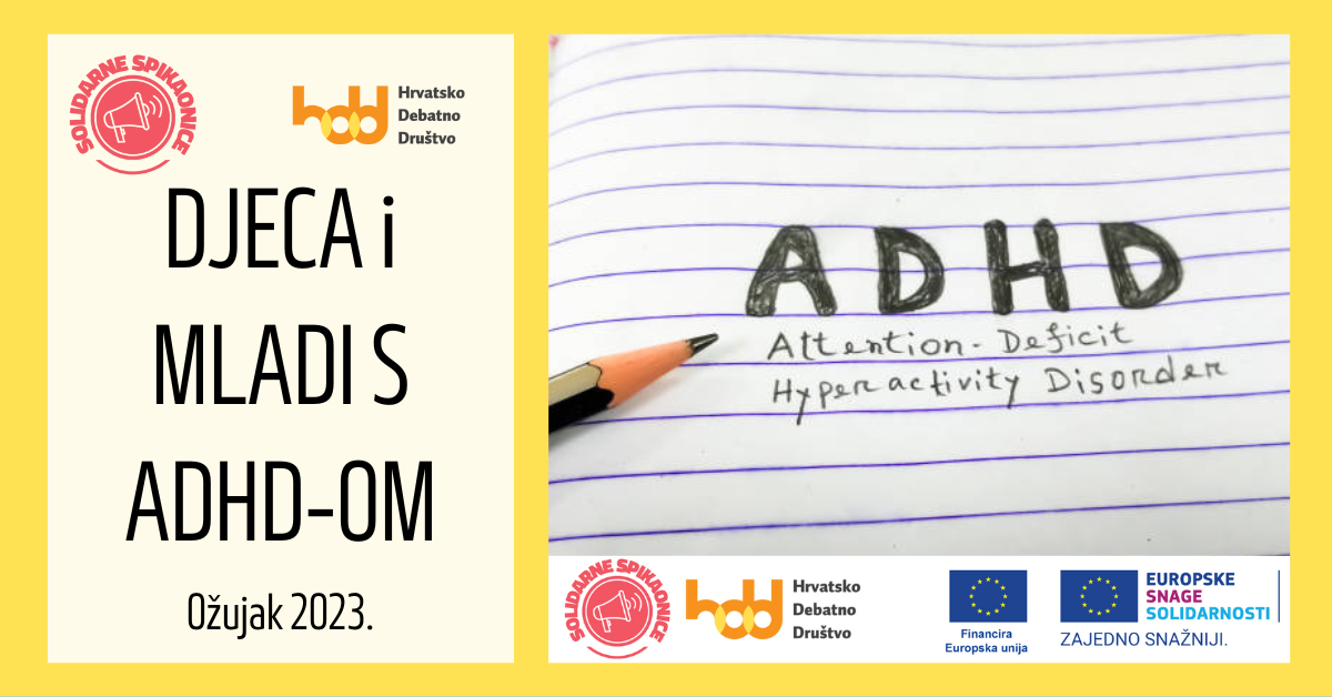 Solidarna kampanja “Odbaci stigmu”: Djeca i mladi s ADHD-om