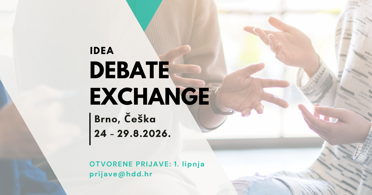 Otvorene prijave: IDEA Debate Exchange 2026 u Brnu